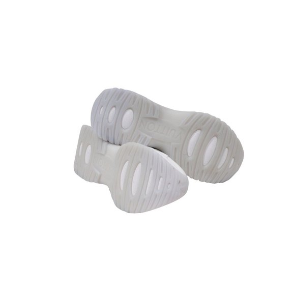 Louis Vuitton White Pulse Runaway Chunky Dad Sneakers Trainer Size 9.5LV US 10.5 - Picture 7 of 7